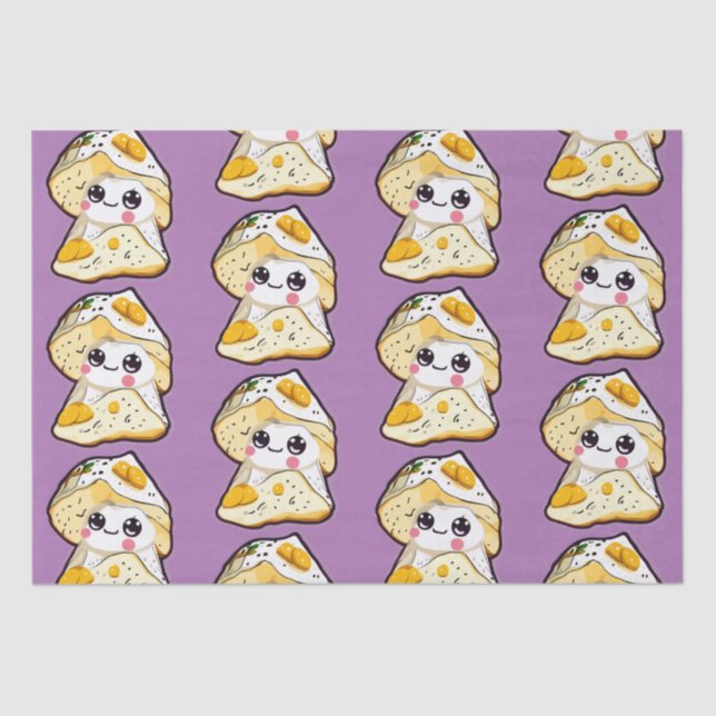 Seda Cámara de papel de tejidos (Anverso)