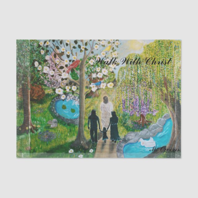 Seda Caminar Con El Papel Tejido De Cristo (Anverso)