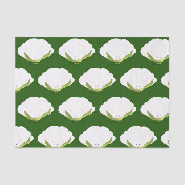 Seda Carácter de coliflor papel de tejido alimentario l (Anverso)