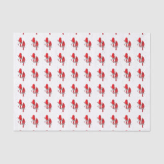 Seda Cardenal rojo Navidades de pájaro papel de debate