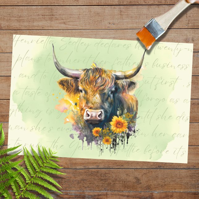 Seda Carne de vaca de Highland 2 Papel de descomposició (Subido por el creador)