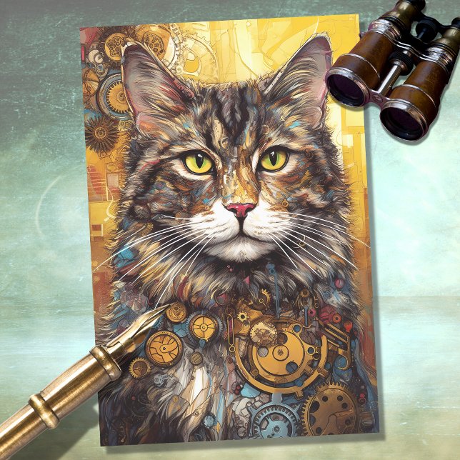 Seda Cat Steampunk 1 Papel de descodificación (Subido por el creador)