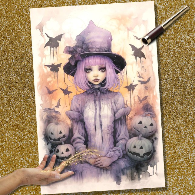 Seda Chica con calabazas 1 Papel de descomposición (Subido por el creador)