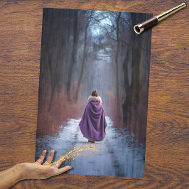 Seda Chica en papel de desenlace del bosque 1