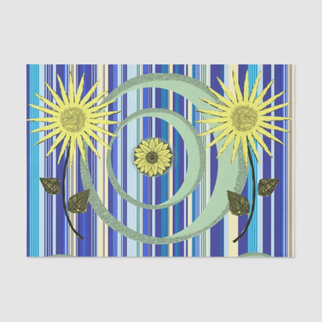 Seda Circular de banda de papel de tejidos (Anverso)