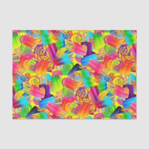 Seda CKC Popsicle Swirls, papel de envolvimiento de tej
