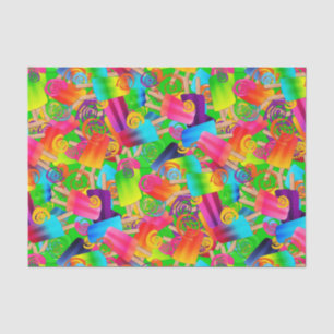 Seda CKC Popsicle Swirls, Papel de envolvimiento de tej