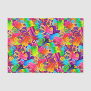 Seda CKC Popsicle Swirls, Papel de envolvimiento morado