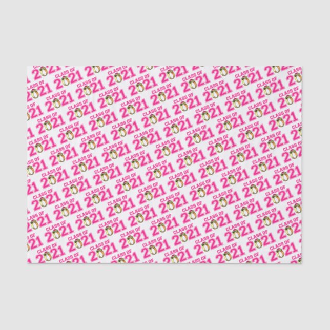 Seda Clase De Papel Tejido De Anillo De Clase 2021 (De  (Anverso)