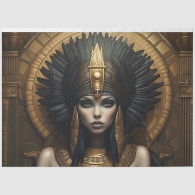 Seda Cleopatra Papel de connivencia de la reina egipcia (Anverso)