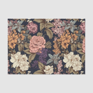 Seda Colección de papel de deshielo de los flores de vi