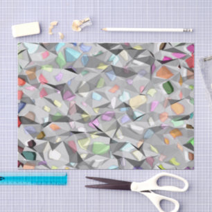 Seda Colores Papel de papel de tejido de crema