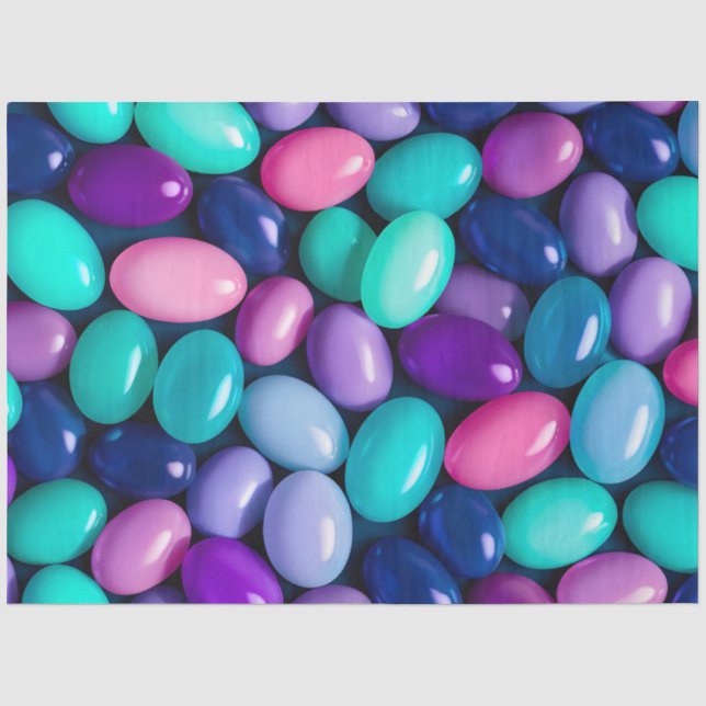 Seda Colorido papel de té de Jelly Bean (Anverso)