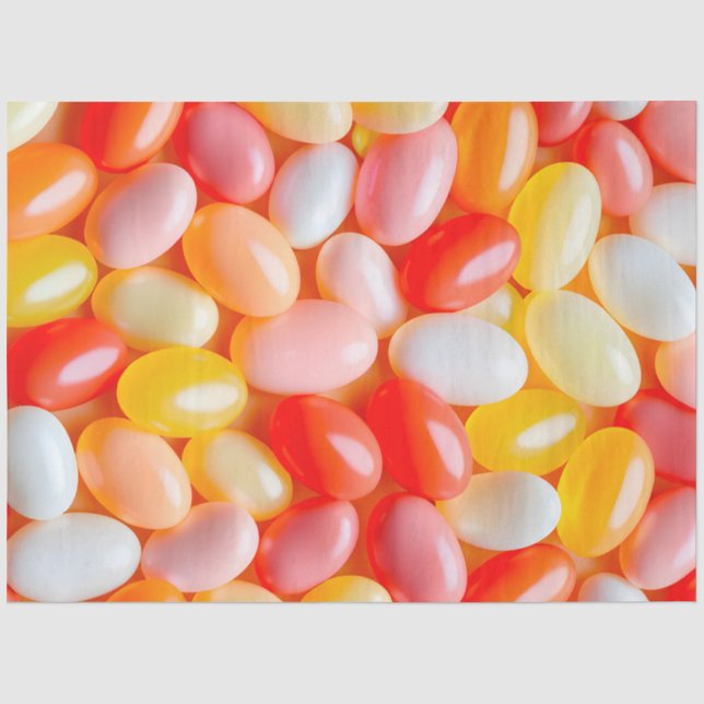 Seda Colorido papel de té de Jelly Bean (Anverso)