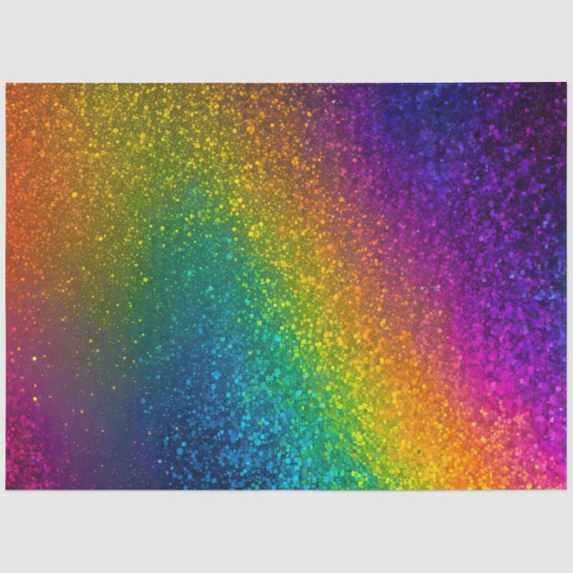 Seda Colorido papel de té Purpurina (Anverso)