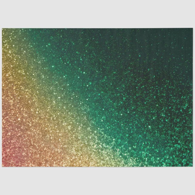 Seda Colorido papel de té Purpurina (Anverso)