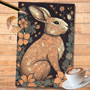 Seda Conejo en línea Art 1 Papel de descomposición