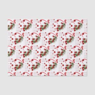 Seda Corazones rojas de papel de tejidos el día de San