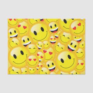 Seda Cute Emoticon Feliz Emoji Papel Fiesta de los niño