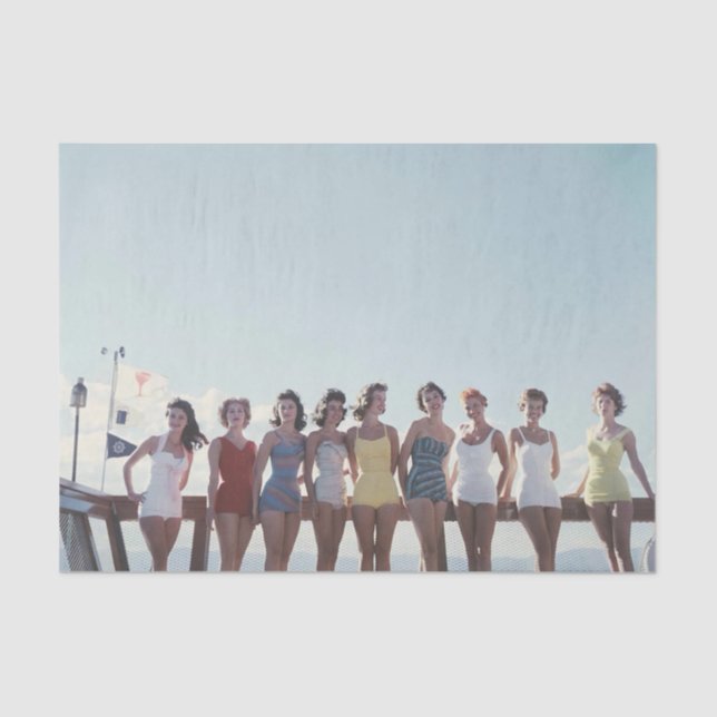 Seda Damas de cosecha en papel de tocador (Anverso)