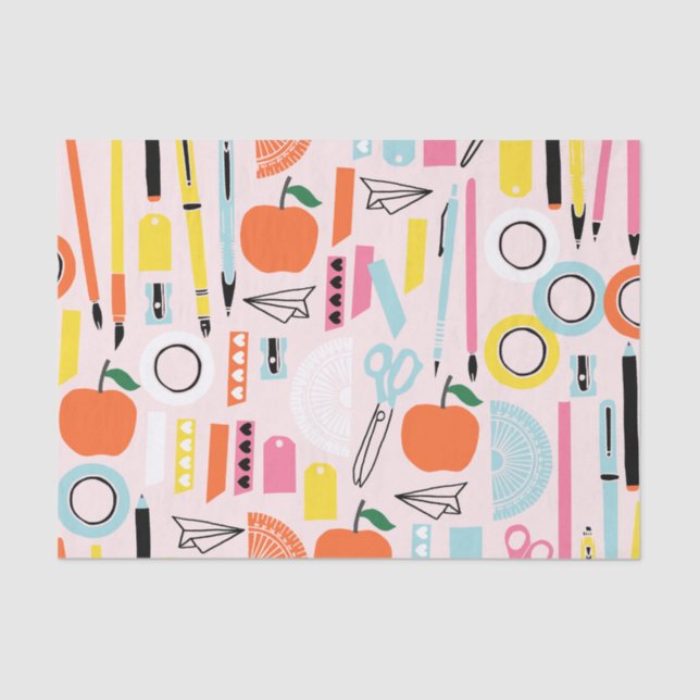 Seda De vuelta al papel de tejido escolar (Anverso)