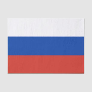Seda decoración de moda Rusia, papel tisú de la bandera