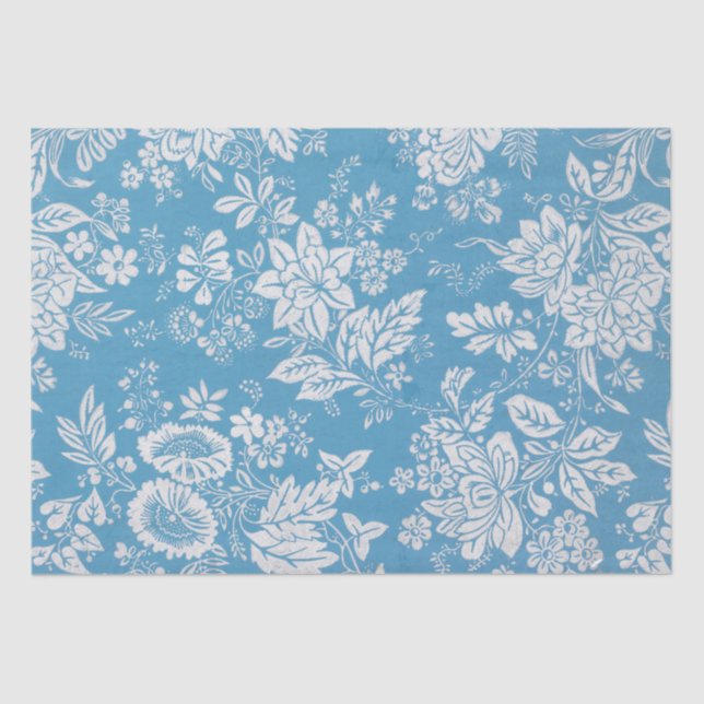 SEDA DECOUPAGE TISSUE PAPER : PAPEL DE PARED FLORAL DE  (Anverso)