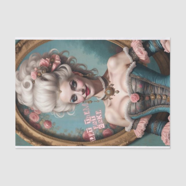 Seda Déjenlos Comer Papel Desconchable De Pastel Marie  (Anverso)