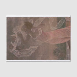 Seda Desalojo de papel de ángel de la mujer victoriana