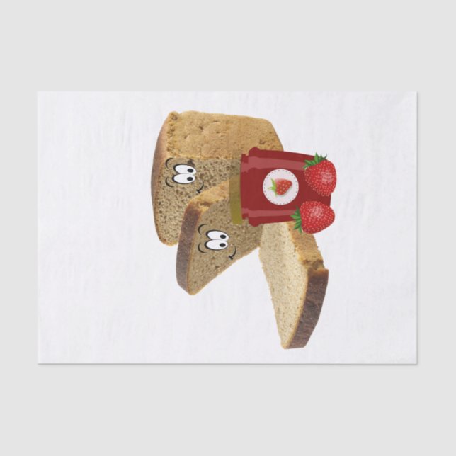 Seda Desayuno de panadería con papel tapicería con fres (Anverso)