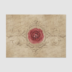 Seda Desplazamientos victorianos y papel de tejidos de