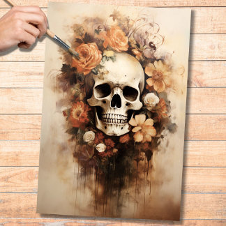 Seda Día De La Calavera Muerta 1 Papel De Desnudo