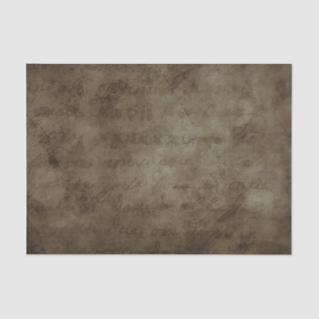 Seda Diario de manuscrito de papel pergamino sepia desv (Anverso)