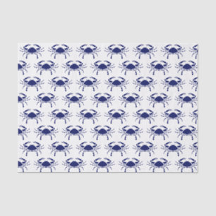 Seda Dibujo de la silueta del cangrejo #2 en papel tisú