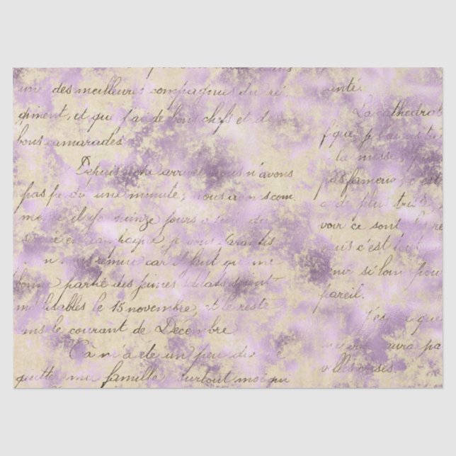 Seda Diseño 4 de la Serie de Papel Lavanda Efímera (Anverso)