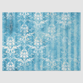 Seda Diseño 5 de la Serie de Papel Azul Efímero