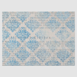 Seda Diseño 6 de la Serie de Papel Azul Efímero