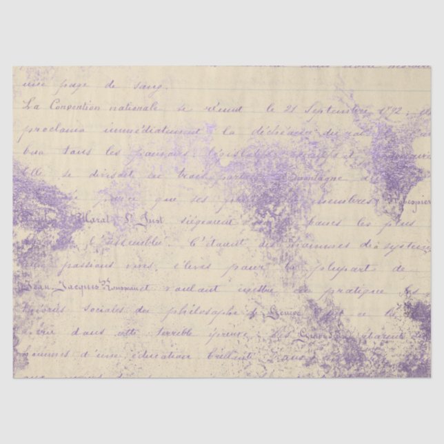 Seda Diseño 8 de la Serie de Papel Lavanda Efímero (Anverso)