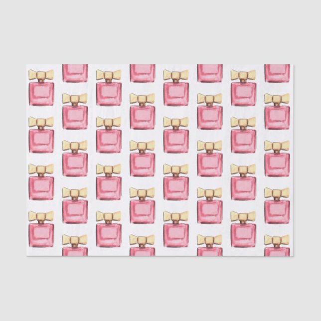 Seda Diseño de acuarela Perfume Papel de tejidos de per (Anverso)