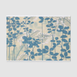 Seda Diseño de flores antiguas - Papel de tejidos para 