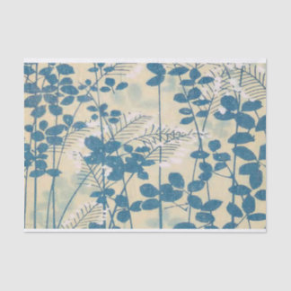 Seda Diseño de flores antiguas - Papel de tejidos para