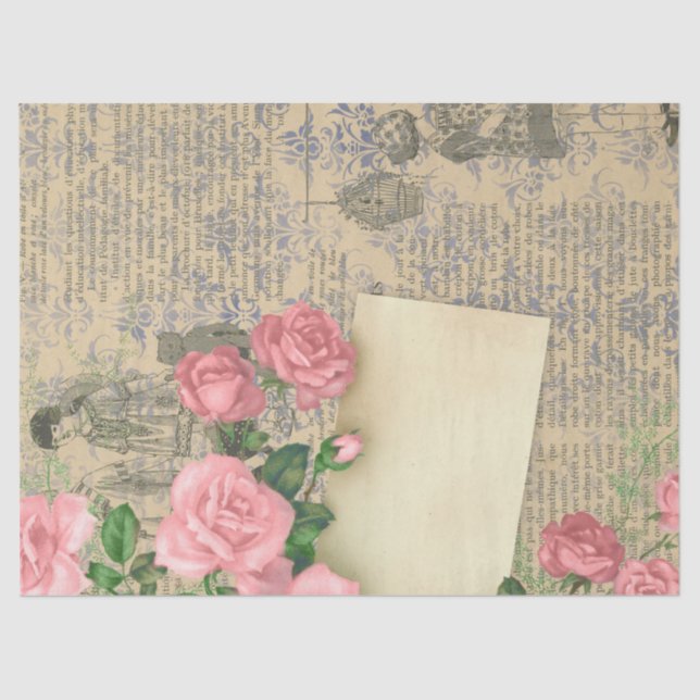 Seda Diseño de la serie de papel de Ephemera 4 (Anverso)