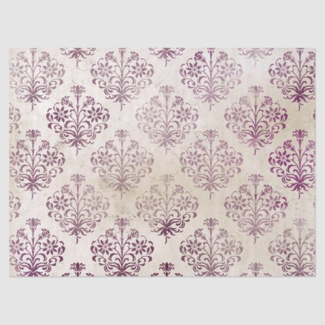 Seda Diseño de la serie de papel Ephemera Burgundy 17 (Anverso)