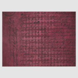 Seda Diseño de la serie de papel Ephemera Burgundy 7