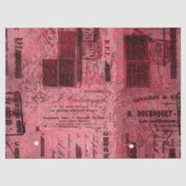 Seda Diseño de la serie de papel Ephemera Burgundy 9