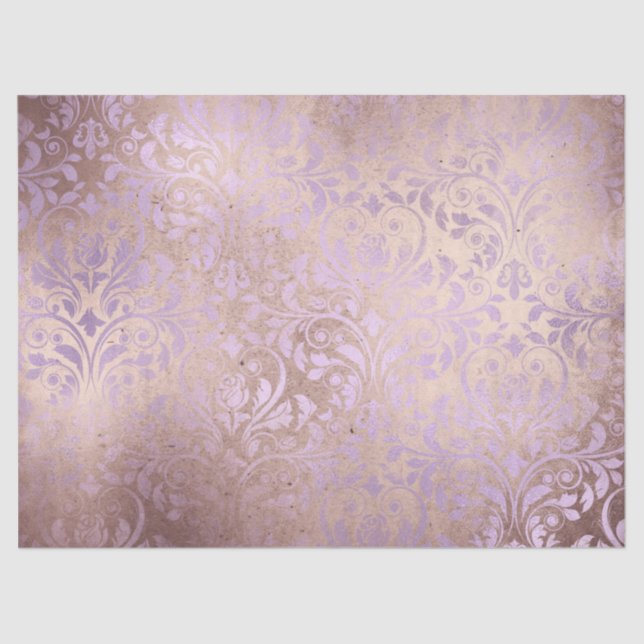 Seda Diseño de la serie de papel Ephemera Lavendar 18 (Anverso)