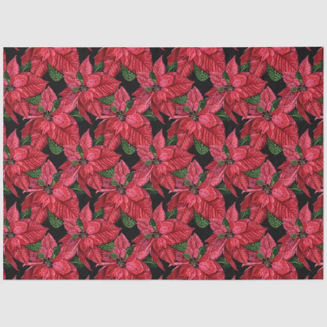 Seda Diseño de la serie de papel Poinsettia 3 (Anverso)