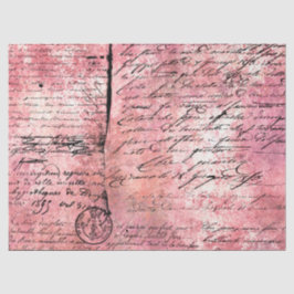 Seda Diseño de la serie de papel rosa Ephemera 16