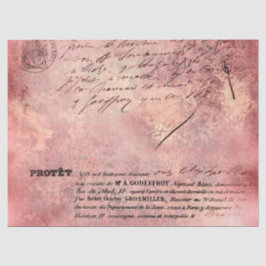 Seda Diseño de la serie de papel rosa Ephemera 9