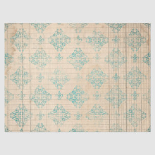 Seda Diseño de la serie de papel turquesa Ephemera 15